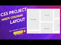 CSS multi-column layout Masonry Layout