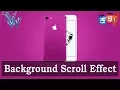Background scroll css effect Pure css animation Scrolling background animation html