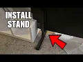 How To Install TV Stand to SAMSUNG 75 Inch Class QLED 4K The Frame
