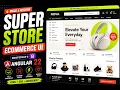 Modern Super Store Ecommerce Website with Angular 22 Bootstrap 5