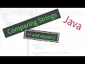 Java - Comparing Strings using and equals The string constant pool explained
