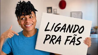 Ligando pra fãs ao vivo!