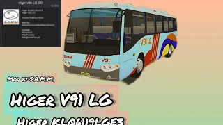 higer klq6119lge3 higer v91 lg bus simulator indonesia 