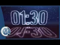 90 seconds countdown timer LED Stars Edition with voice over FX