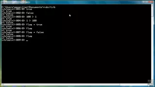 Infinite Skills Ruby Programming 8 - Booleans
