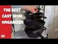 Organizing and Storing Cast Iron Pots and Pans Easily
