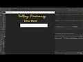 Talking dictionary Part 1 Python
