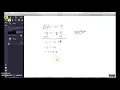 Solve for Input of Function Given Output