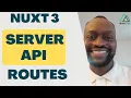 Nuxt 3 Server API Routes How Nuxt 3 Server API Routes Work