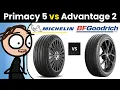 Michelin Primacy 5 vs BFGoodrich Advantage 2 Comparison and Review