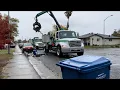 Grapple Trucks 702 010 and 008 on Morning Bulky Waste Pickup