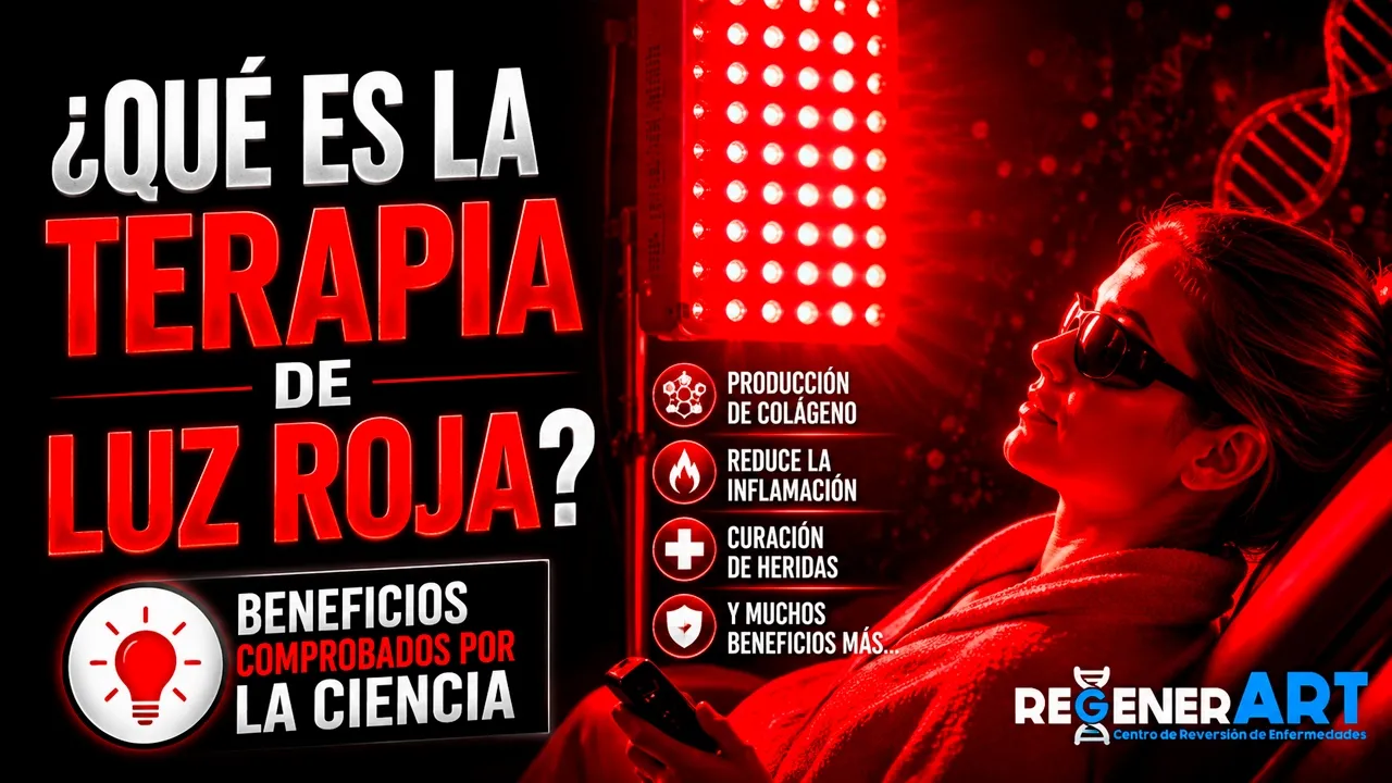 ¿Qué es la terapia de luz roja?