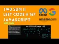 Two Sum II - Leet Code 167