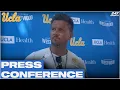 UCLA football coach Bob Chesney discusses practicing at Irvine injury updates and backup QB battle