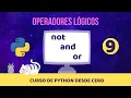 LOGICAL OPERATORS NOT and OR Python Course from Scratch