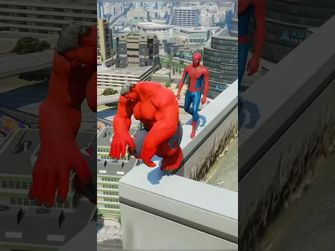 Spider-Man Meets Red-Hulk Funniest Moments