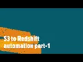 S3 to redshift Automation using lambda part 1 Step Function Lambda Redshift