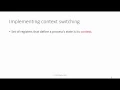 Preemption and Context Switching