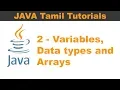 Java Tamil Tutorials - 2