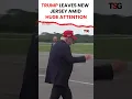 Donald Trump Leaves New Jersey Heads Back To Washington DC TSG