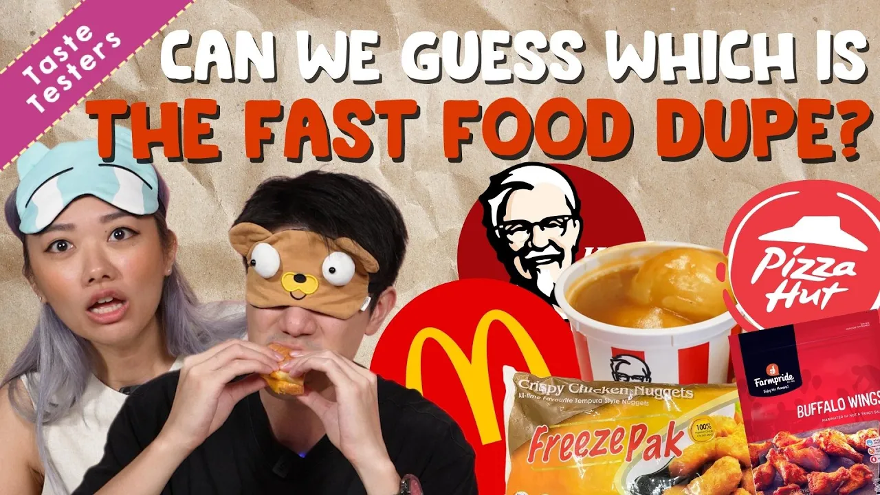 Can We Guess Which Is The Fast Food Dupe?   Taste Testers   EP 135