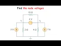 Sadiku Example 3 3 SUPERNODE ANALYSIS - For the circuit shown in Fig 3 9 find the node voltages