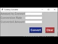 python projects 34 Currency Converter