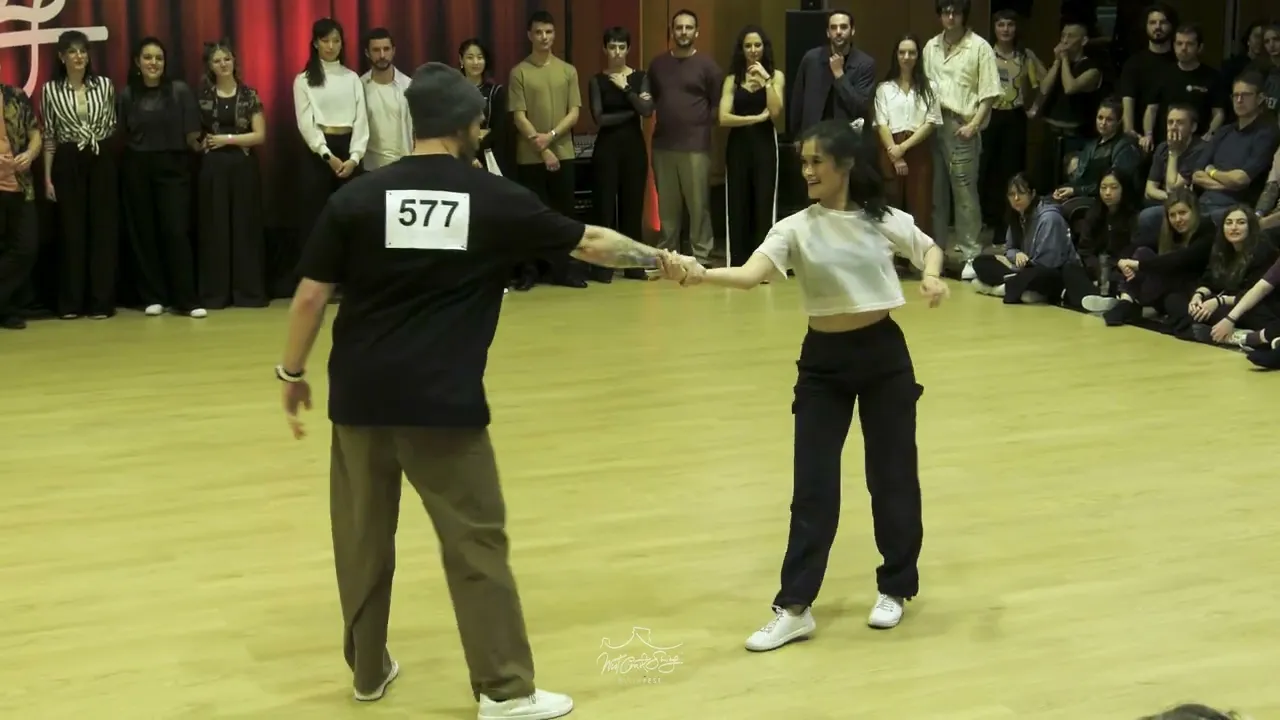 Matt Mickle & Cherise Von Mulert - 5th place Advanced Jack&Jill Finals - Budafest 2026