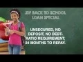 JDFCU BACK TO SCHOOL LOAN