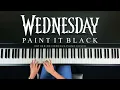 Wednesday Plays the Cello x Paint It Black - The Rolling Stones (EPIC piano cover)