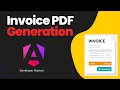 Invoice PDF Generation Angular Step-by-Step HTML2Canvas