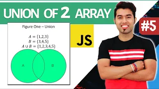 JavaScript Interview Find UNION of Two Arrays with Modern JavaScript Approach