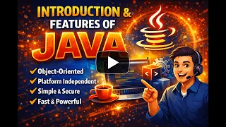 Introduction Features of Java Java Full Course in Telugu SpringTechie