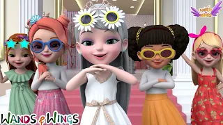 Princess Fashion Shopping Song 👑| Colors Song + Swimming Song | Kids Song | Wands & Wings