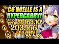 I Tried One of the STRONGEST Noelle Builds She is INSANE Genshin Impact