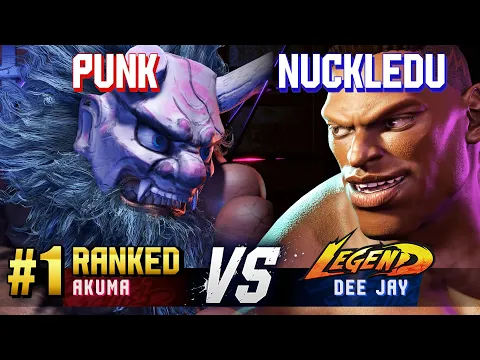 Download MP3 SF6 ▰ PUNK (#1 Ranked Akuma) vs NUCKLEDU (Dee Jay) ▰ High Level Gameplay