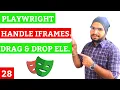 Playwright Handle Iframes Drag and Drop in Playwright