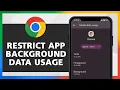 How to Restrict App Background Data Usage on Android Phone 2026 Guide