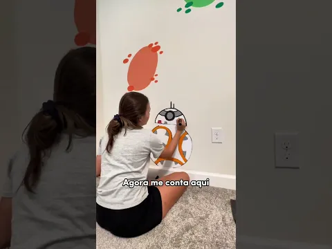 DESENHANDO UMA PAREDE DE STAR WARS! #arte #art #artist #lettering #pintura #shorts