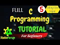 5 Taking Input Scan Full C Programming Tutorial for Beginners High Level Language Full Course