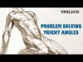 Problem Solving Tricky Angles in Figure Drawing
