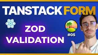 TanStack React Form Validation with zod