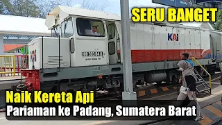 naik kereta api dari pariaman ke padang sumatera barat