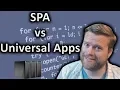 Single Page Applications SPA vs Static Generators vs Universal Apps