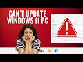 Can t Update Windows 11 PC