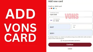 How to Add Vons Card to App 2024