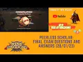RoK Guide Peerless Scholar Final Exam Questions and Answers - 28 01 2023