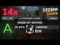 Download Lagu 11.3⭐ NINERIK | GALNERYUS - RAISE MY SWORD [A THOUSAND FLAMES] +HDNC 95.65% | 1323pp 14❌ - osu!