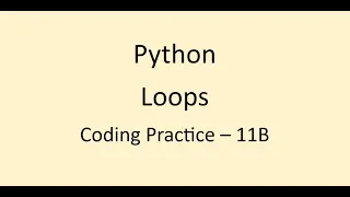 Coding Practice 11B Loops Python NxtWave CCBP