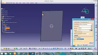 Catia V5-sheet rectangular pattern
